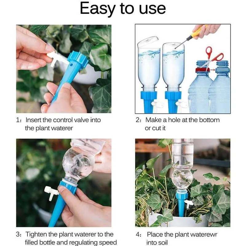 Nubmart Bewässerungskegel mit einstellbarem Ventil, 10er-Set – Produktdetail